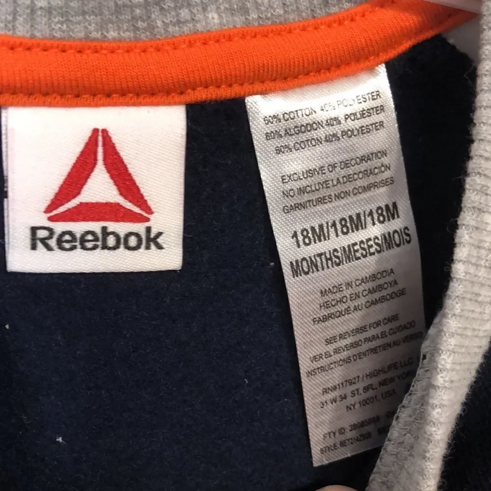 NWT Reebok 2 Piece Sweatsuit SIZE 18 Months